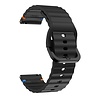Strap-it® Strap-it TicWatch 22mm Wave Silikonarmband (Schwarz) Strap-it® Strap-it TicWatch 22mm Wave Silikonarmband (Schwarz)