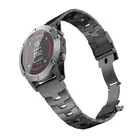 Strap-it® Strap-it Garmin Fenix 5/6 Titanarmband (Graphit)