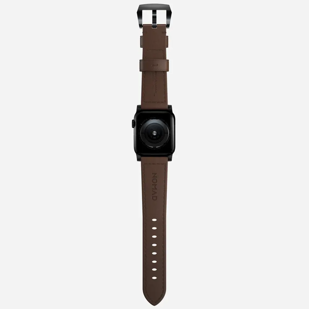 Nomad Nomad Traditional Apple Watch Lederarmband (Braun/Schwarz) Nomad Nomad Traditional Apple Watch Lederarmband (Braun/Schwarz)