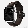 Nomad Nomad Traditional Apple Watch Lederarmband (Braun/Silber) Nomad Nomad Traditional Apple Watch Lederarmband (Braun/Silber)