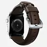 Nomad Nomad Traditional Apple Watch Lederarmband (Braun/Silber) Nomad Nomad Traditional Apple Watch Lederarmband (Braun/Silber)