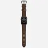 Nomad Nomad Traditional Apple Watch Lederarmband (Braun/Silber) Nomad Nomad Traditional Apple Watch Lederarmband (Braun/Silber)
