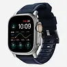 Nomad Nomad Rugged Apple Watch Silikon Armband (Silber/Atlantic Blue) Nomad Nomad Rugged Apple Watch Silikon Armband (Silber/Atlantic Blue)