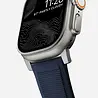 Nomad Nomad Rugged Apple Watch Silikon Armband (Silber/Atlantic Blue) Nomad Nomad Rugged Apple Watch Silikon Armband (Silber/Atlantic Blue)