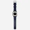 Nomad Nomad Rugged Apple Watch Silikon Armband (Silber/Atlantic Blue) Nomad Nomad Rugged Apple Watch Silikon Armband (Silber/Atlantic Blue)