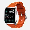 Nomad Nomad Rugged Apple Watch Silikon Armband (Silber/Ultra Orange) Nomad Nomad Rugged Apple Watch Silikon Armband (Silber/Ultra Orange)