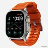 Nomad Nomad Rugged Apple Watch Silikon Armband (Silber/Ultra Orange) Nomad Nomad Rugged Apple Watch Silikon Armband (Silber/Ultra Orange)