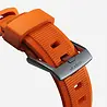 Nomad Nomad Rugged Apple Watch Silikon Armband (Silber/Ultra Orange) Nomad Nomad Rugged Apple Watch Silikon Armband (Silber/Ultra Orange)