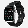Nomad Nomad Rugged Apple Watch Silikon Armband (Schwarz/Silber) Nomad Nomad Rugged Apple Watch Silikon Armband (Schwarz/Silber)