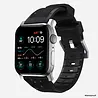 Nomad Nomad Rugged Apple Watch Silikon Armband (Schwarz/Silber) Nomad Nomad Rugged Apple Watch Silikon Armband (Schwarz/Silber)