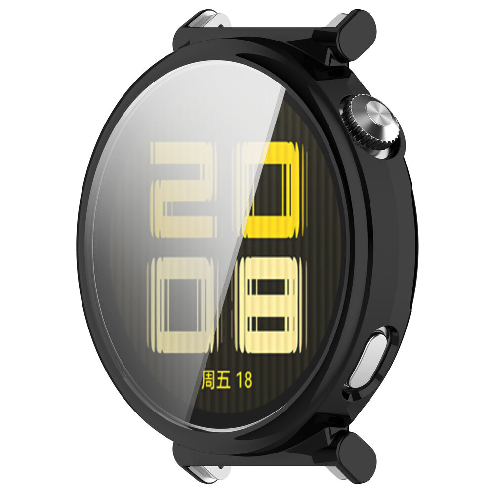 Strap-it® Strap-it Huawei Watch GT 5 Pro - 42mm TPU Hülle (Schwarz) Strap-it® Strap-it Huawei Watch GT 5 Pro - 42mm TPU Hülle (Schwarz)