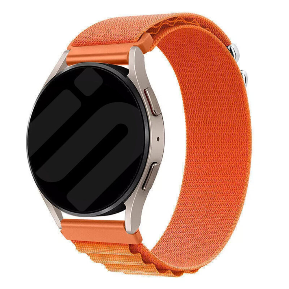 Strap-it® Strap-it Samsung Galaxy Watch 42mm Alpine Nylonarmband (Orange)