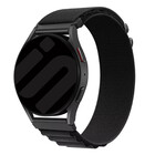 Strap-it® Strap-it Samsung Galaxy Watch 46mm Alpine Nylonarmband (Schwarz)