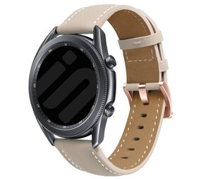 Strap-it® Fossil Gen 6 - 42mm echtes Lederarmband (Beige) Strap-it® Fossil Gen 6 - 42mm echtes Lederarmband (Beige)