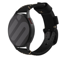 Strap-it® Withings ScanWatch Light echtes Lederarmband (Schwarz) Strap-it® Withings ScanWatch Light echtes Lederarmband (Schwarz)