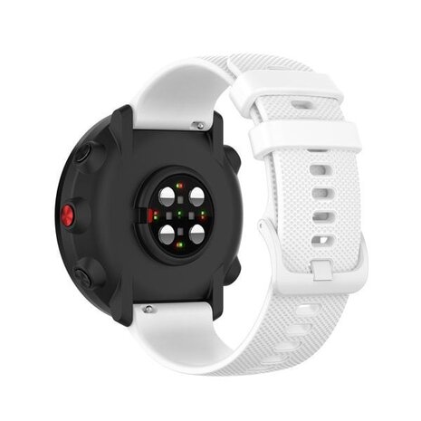 Strap-it® Strap-it Polar Vantage V3 Luxuriöses Silikonarmband (Weiß)