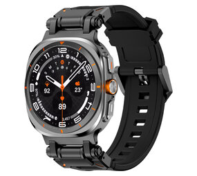 Strap-it® Samsung Galaxy Watch Ultra 'Explorer' TPU Armband (Schwarz mit Schwarz) Strap-it® Samsung Galaxy Watch Ultra 'Explorer' TPU Armband (Schwarz mit Schwarz)