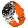 Strap-it® Strap-it Samsung Galaxy Watch Ultra 'Explorer' TPU Armband (Orange mit Titan) Strap-it® Strap-it Samsung Galaxy Watch Ultra 'Explorer' TPU Armband (Orange mit Titan)