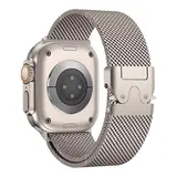 Strap-it® Apple Watch Titan Milanese Armband (Titan) Strap-it® Apple Watch Titan Milanese Armband (Titan)