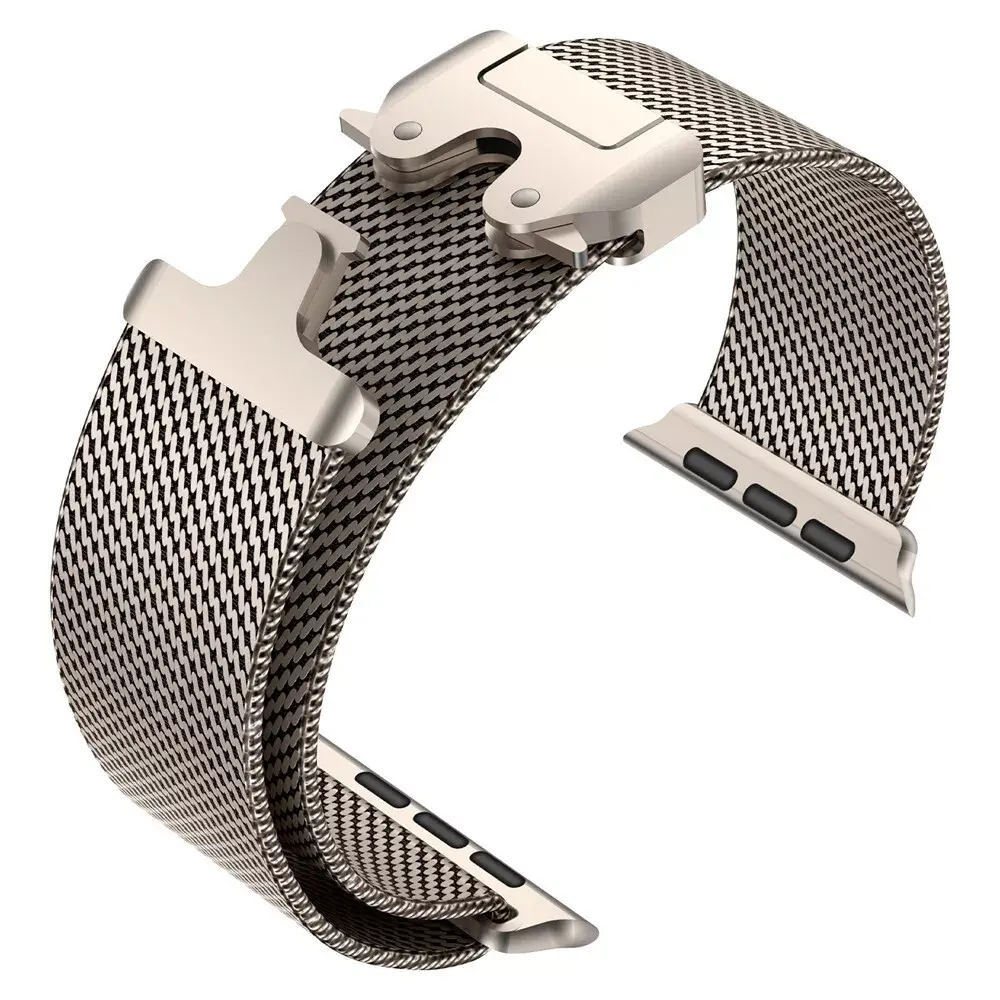 Strap-it® Strap-it Apple Watch Titan Milanese Armband (Titan) Strap-it® Strap-it Apple Watch Titan Milanese Armband (Titan)