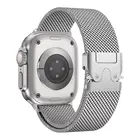 Strap-it® Strap-it Apple Watch Titan Milanese Armband (Silber)