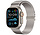 Strap-it Apple Watch Modern Milanese Armband (Polarstern)