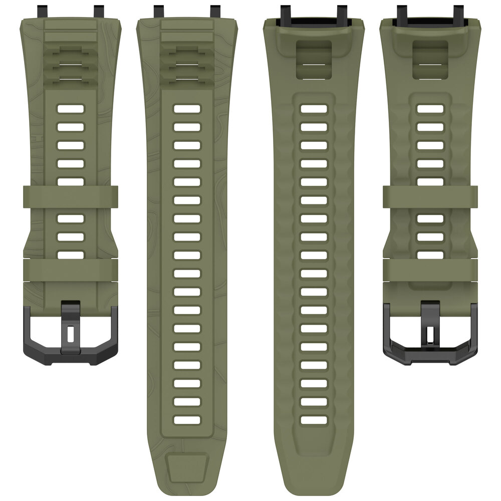 Strap-it® Strap-it Amazfit T-Rex 3 Silikonarmband (Dunkelgrün) Strap-it® Strap-it Amazfit T-Rex 3 Silikonarmband (Dunkelgrün)