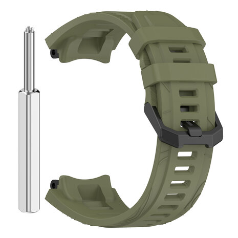 Strap-it® Strap-it Amazfit T-Rex 3 Silikonarmband (Dunkelgrün) Strap-it® Strap-it Amazfit T-Rex 3 Silikonarmband (Dunkelgrün)