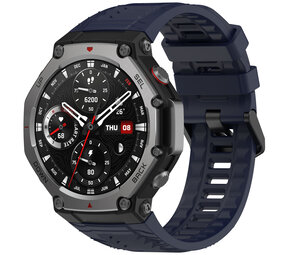Strap-it® Amazfit T-Rex 3 Silikonarmband (Dunkelblau) Strap-it® Amazfit T-Rex 3 Silikonarmband (Dunkelblau)