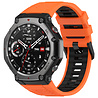 Strap-it® Strap-it Amazfit T-Rex 3 Silikon-Sportarmband (Orange/Schwarz) Strap-it® Strap-it Amazfit T-Rex 3 Silikon-Sportarmband (Orange/Schwarz)