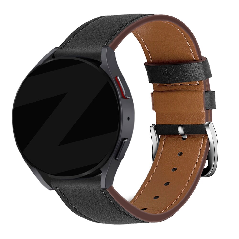 Bandz Bandz Redmi Watch 5 Active Lederarmband 'Deluxe' (Schwarz)