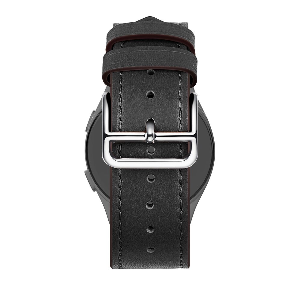Bandz Bandz Redmi Watch 5 Active Lederarmband 'Deluxe' (Schwarz) Bandz Bandz Redmi Watch 5 Active Lederarmband 'Deluxe' (Schwarz)