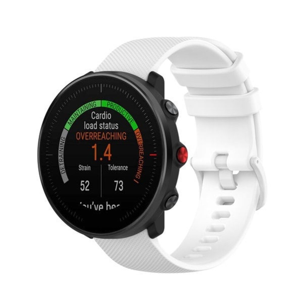 Strap-it® Strap-it Redmi Watch 5 Active Luxuriöses Silikonarmband (Weiß)
