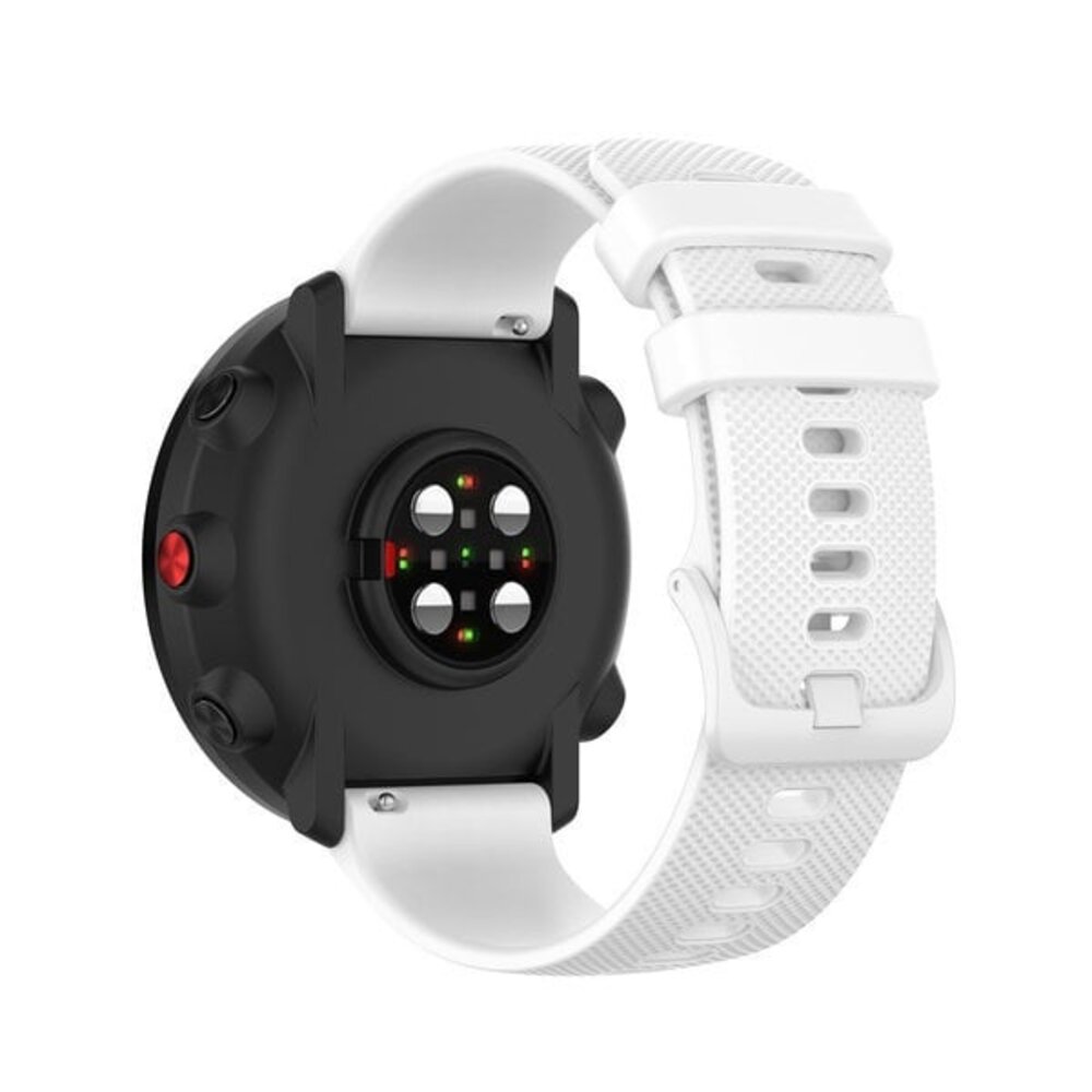Strap-it® Strap-it Redmi Watch 5 Active Luxuriöses Silikonarmband (Weiß)