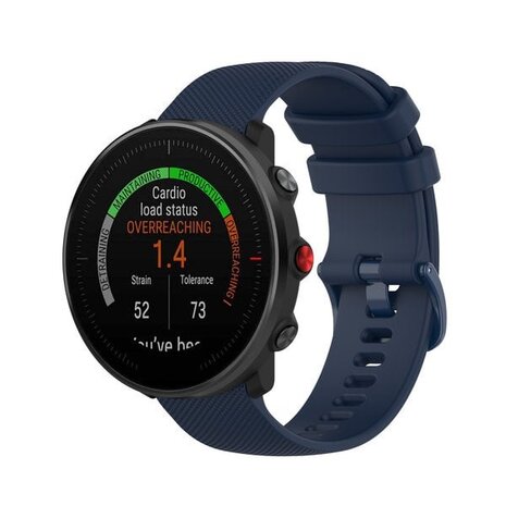 Strap-it® Strap-it Redmi Watch 5 Active Luxuriöses Silikonarmband (Dunkelblau)
