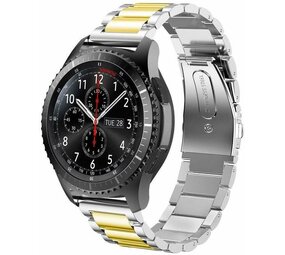 Strap-it® Redmi Watch 5 Active Stahlarmband (Silber/Gold) Strap-it® Redmi Watch 5 Active Stahlarmband (Silber/Gold)