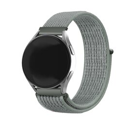 Strap-it® Redmi Watch 5 Active Nylonarmband (Grau-Grün)