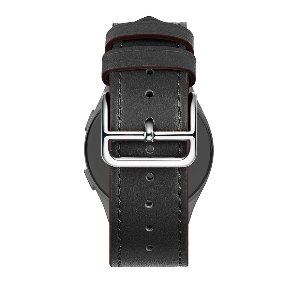 Bandz Bandz Redmi Watch 5 Lite Lederarmband 'Deluxe' (Schwarz) Bandz Bandz Redmi Watch 5 Lite Lederarmband 'Deluxe' (Schwarz)