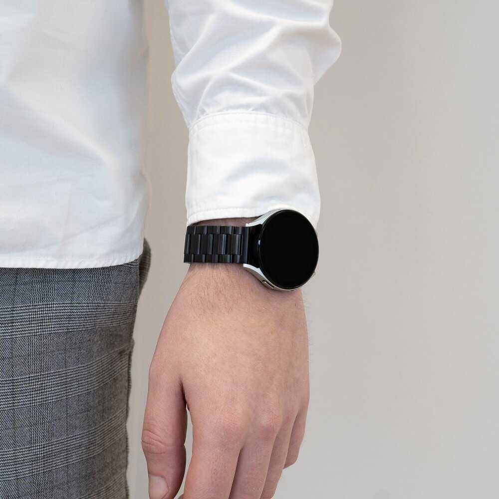 Bandz Bandz Redmi Watch 5 Lite Stahlarmband 'Classic' (Schwarz) Bandz Bandz Redmi Watch 5 Lite Stahlarmband 'Classic' (Schwarz)