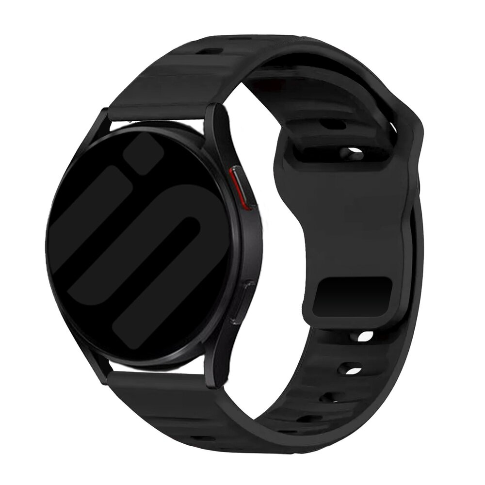 Strap-it® Strap-it Redmi Watch 5 Lite Outdoor Silikonarmband (Schwarz)