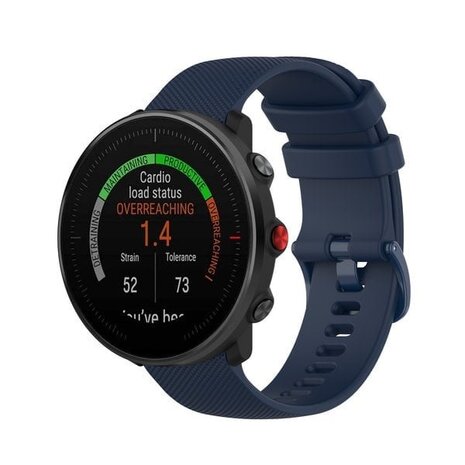 Strap-it® Strap-it Redmi Watch 5 Lite Luxuriöses Silikonarmband (Dunkelblau)