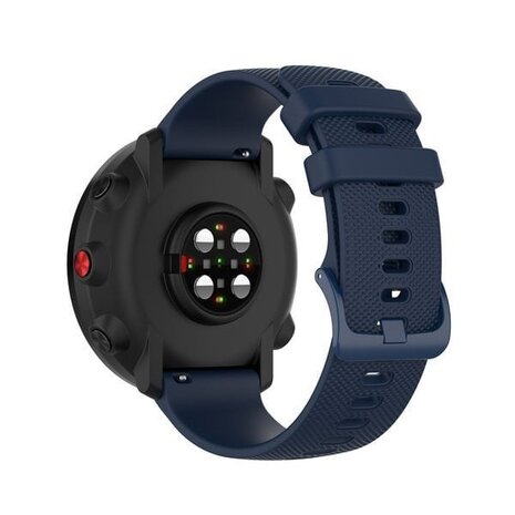 Strap-it® Strap-it Redmi Watch 5 Lite Luxuriöses Silikonarmband (Dunkelblau)