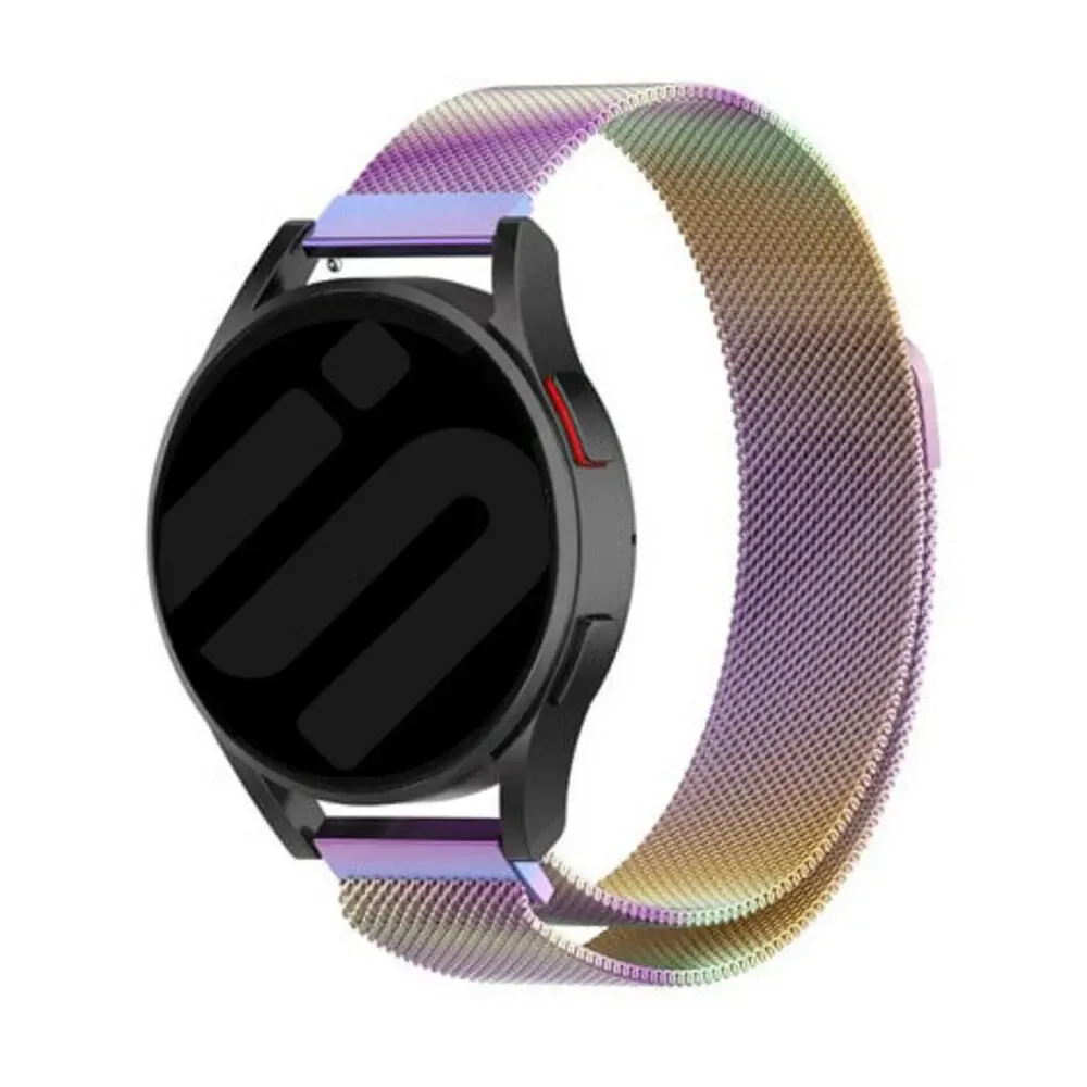 Strap-it® Strap-it Redmi Watch 5 Lite Milanese Armband (Regenbogen)