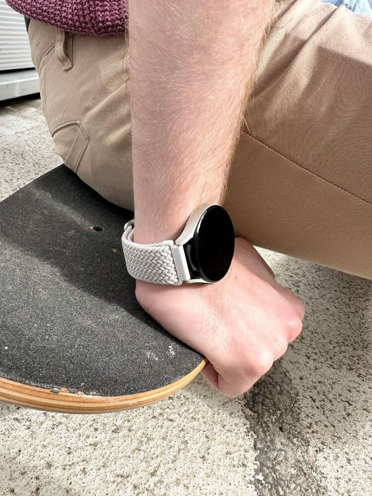 Strap-it® Strap-it Redmi Watch 5 Lite Gewebtes Nylonarmband (Weiß) Strap-it® Strap-it Redmi Watch 5 Lite Gewebtes Nylonarmband (Weiß)