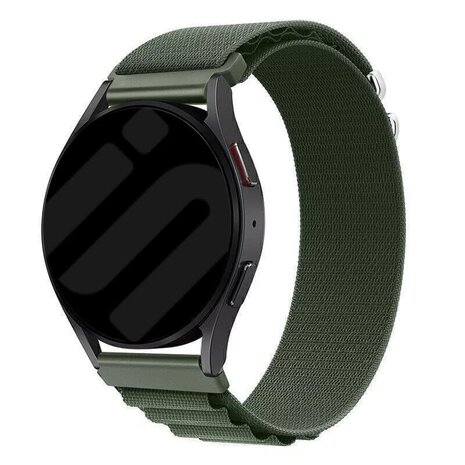 Strap-it® Strap-it Honor Watch GS 3 Alpine Nylonarmband (Grün)