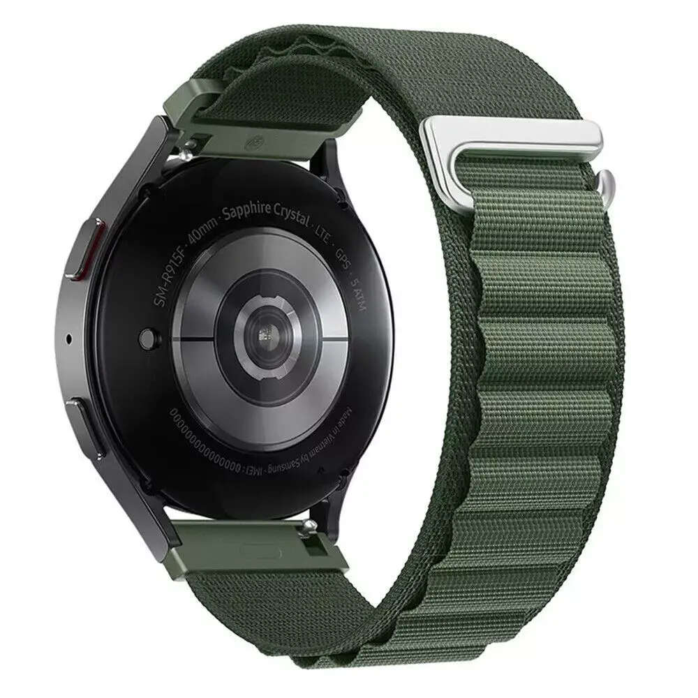Strap-it® Strap-it Honor Watch GS 3 Alpine Nylonarmband (Grün)