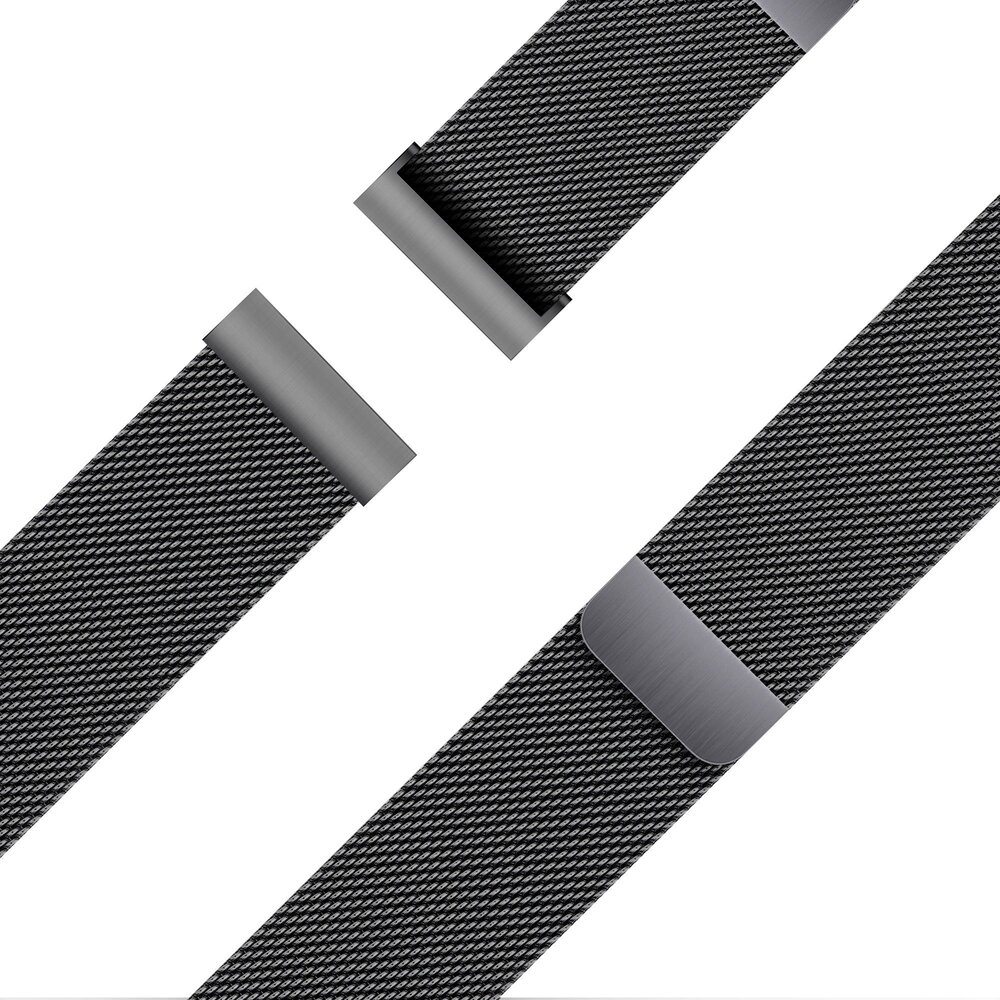 Bandz Bandz Xiaomi Watch 2 Milanese Loop Armband (Schwarz) Bandz Bandz Xiaomi Watch 2 Milanese Loop Armband (Schwarz)