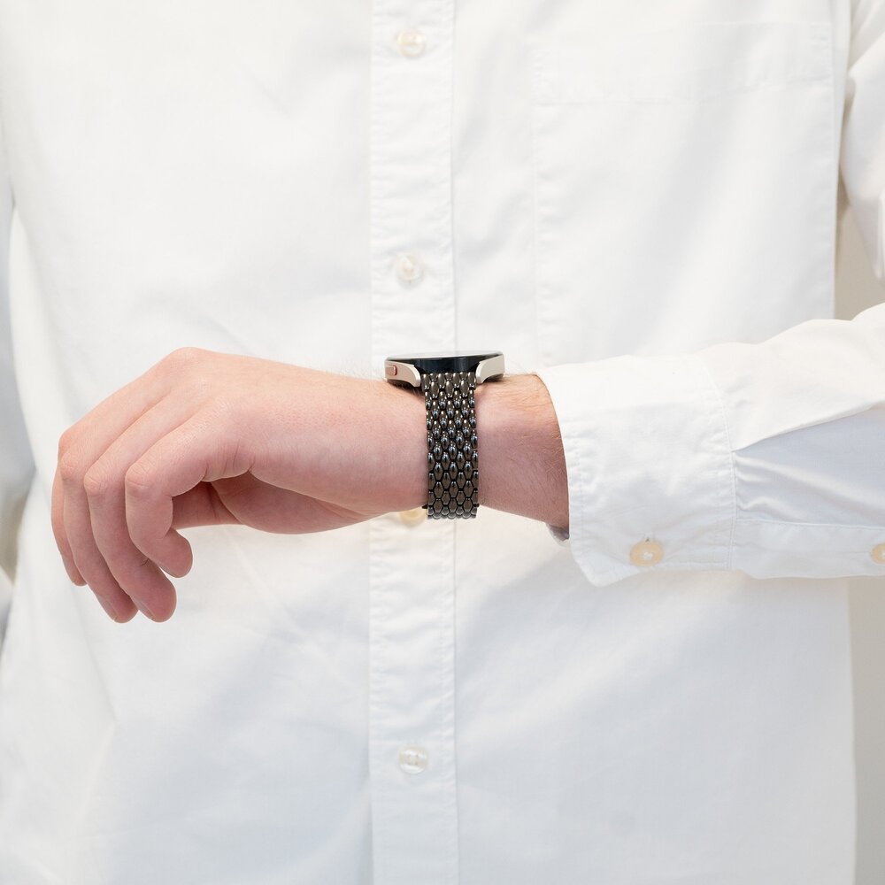 Bandz Bandz Oppo Watch X Stahlarmband 'Dragon' (Schwarz) Bandz Bandz Oppo Watch X Stahlarmband 'Dragon' (Schwarz)