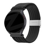Bandz Realme Watch 3 (Pro) geflochtenes Nylon Band (Schwarz)
