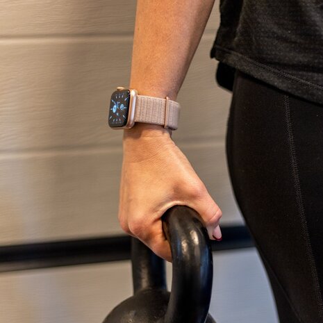 Strap-it® Strap-it Apple Watch Armband Nylon (Hellrosa) Strap-it® Strap-it Apple Watch Armband Nylon (Hellrosa)